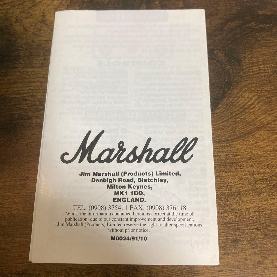 生産終了‼️Marshall DRIVE MASTER Made in UK‼️