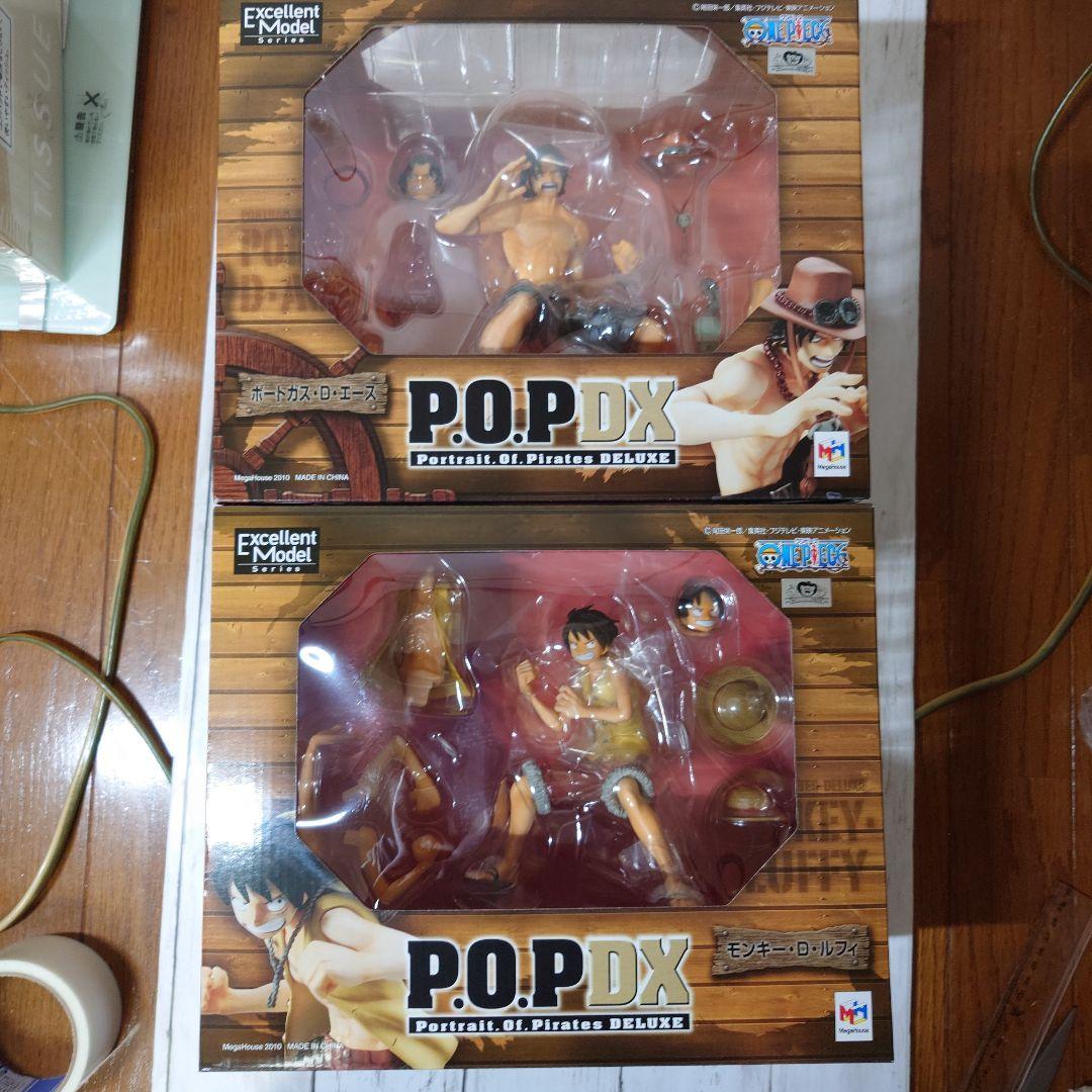 P.O.P DX ワンピース フィギュア ルフィ 　エース 2個セット