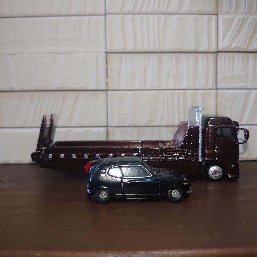 いすゞ　ギガ　デコトラ　積載車　 ロングトミカ 改‼️