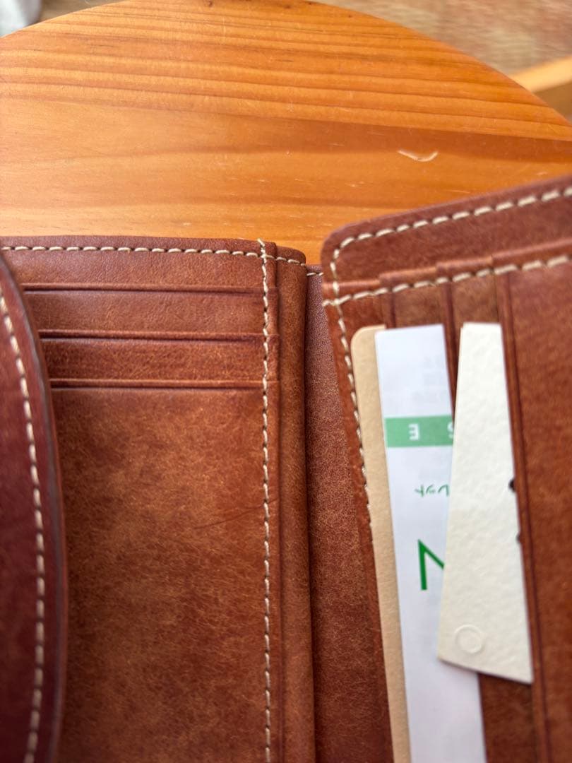 【新品】Dakota ブラウン レザー 折り財布