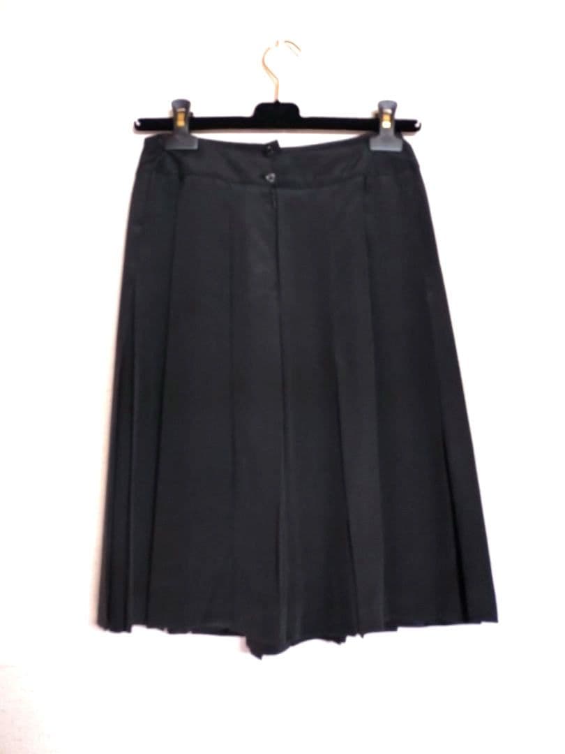 シャネル　プリーツスカート　シルク　ヴィンテージ