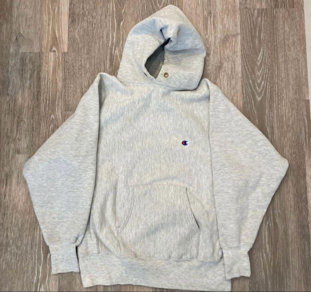 チャンピオン RW グレー 目あり 90s USA製