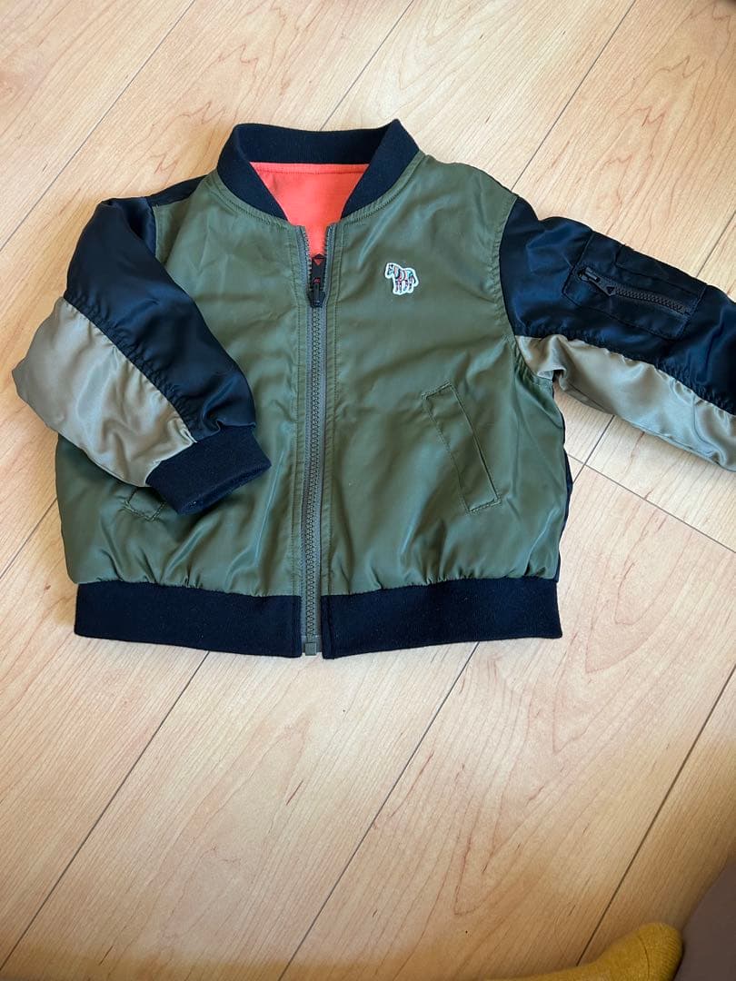 ポールスミス　ミリタリージャケット　ジャンパー　90 リバーシブル