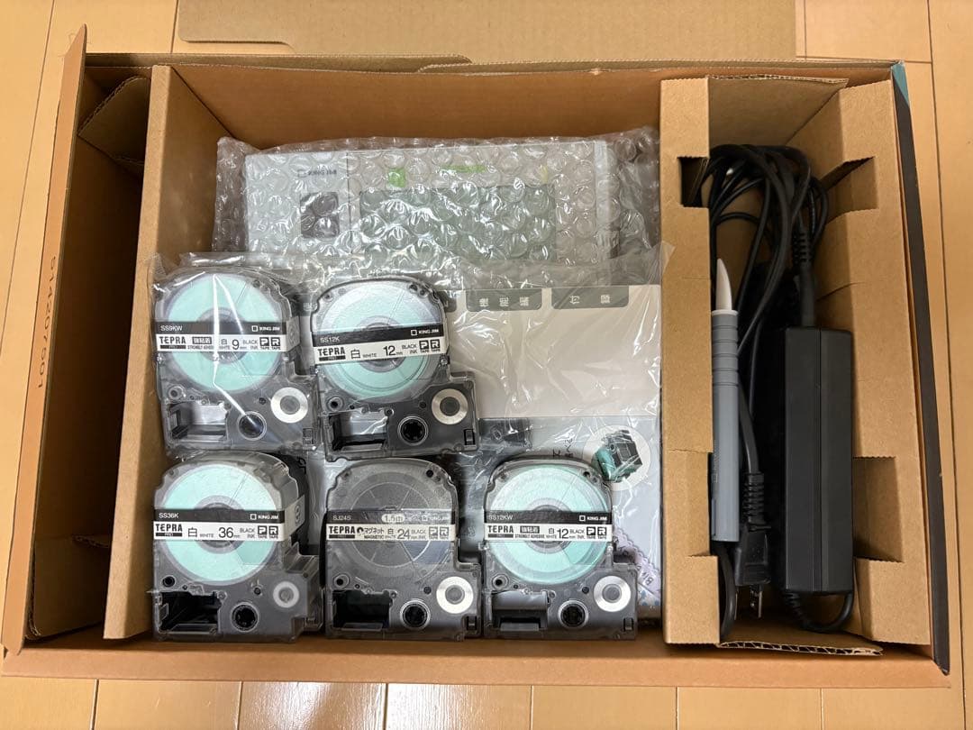 テプラ本体　ラベルセット