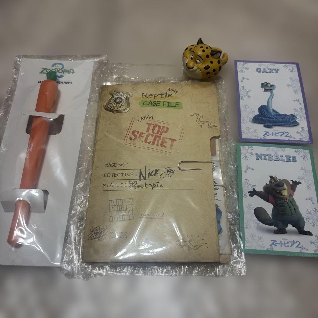 ズートピア2 映画 入場者特典 韓国限定 5週目 1セット　おまけ付