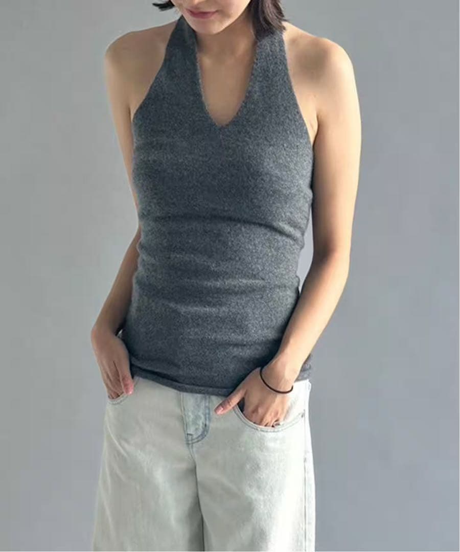 EDIT.FOR LULU カシミアホルターネックトップ　未開封