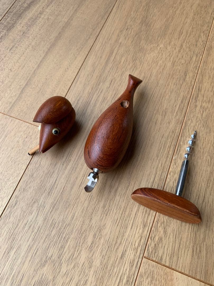 1960年代　デンマーク　ビンテージ　チークバード　栓抜き