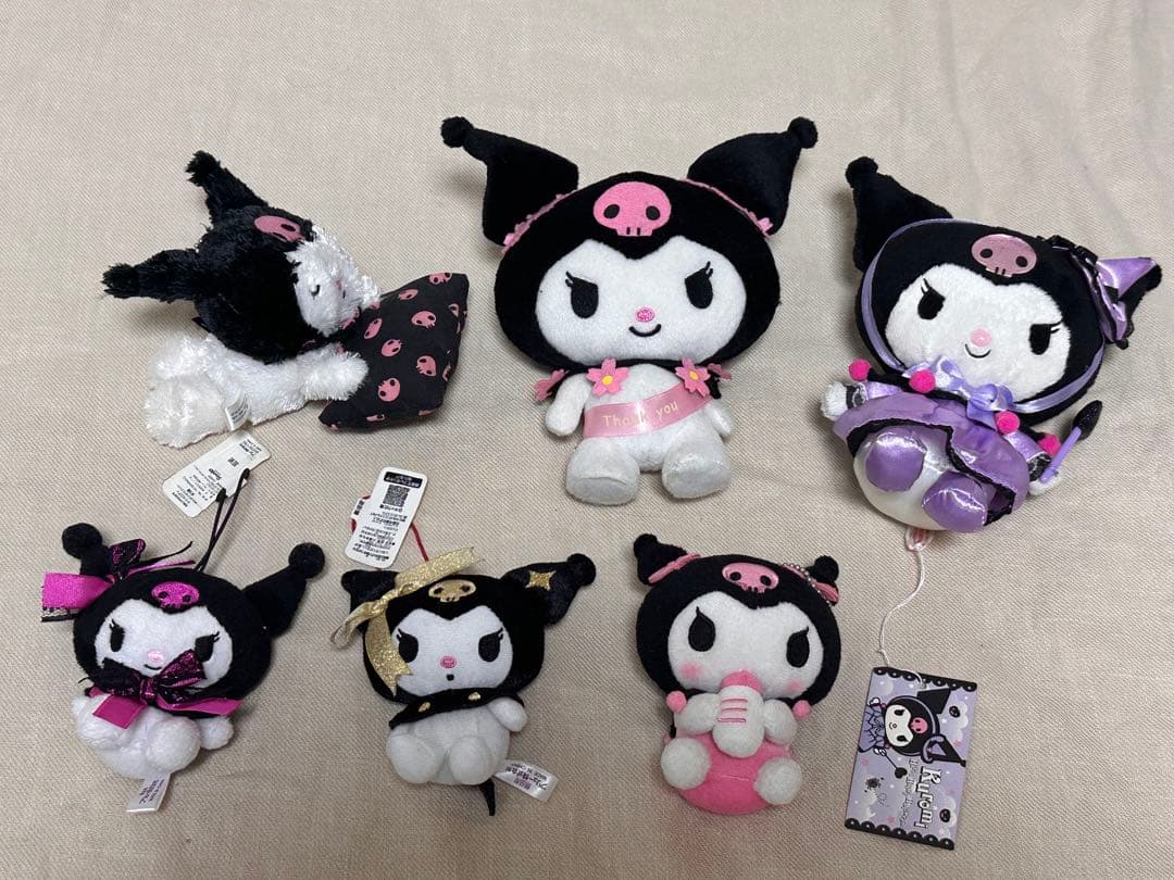 M*A様 レア　平成　クロミ　ぬいぐるみまとめ売り　ぬいぐるみキーホルダー