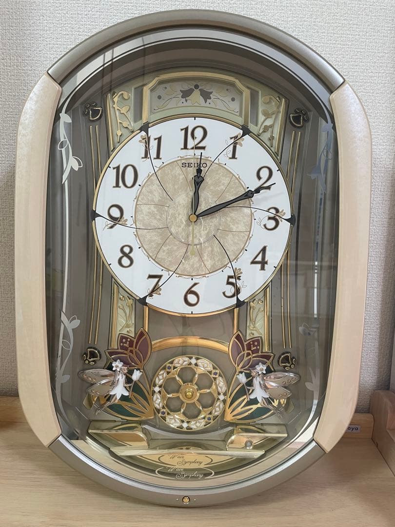 SEIKO セイコー　ウェーブシンフォニー　電波からくり掛け時計　RE567G