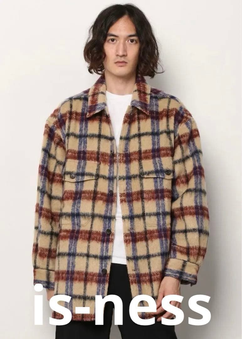 is-nessイズネス ウールショートジャケット