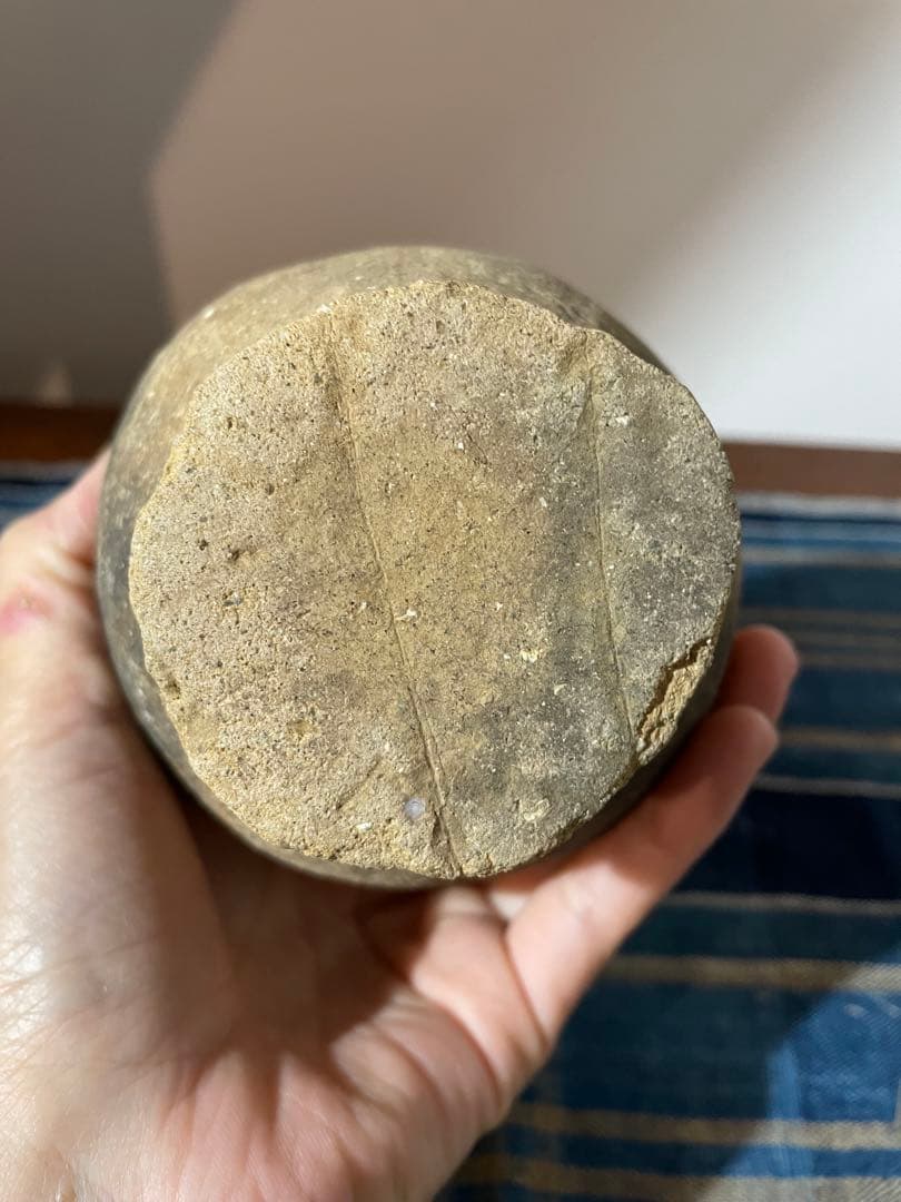 縄文　掛け花入れ　鐶付