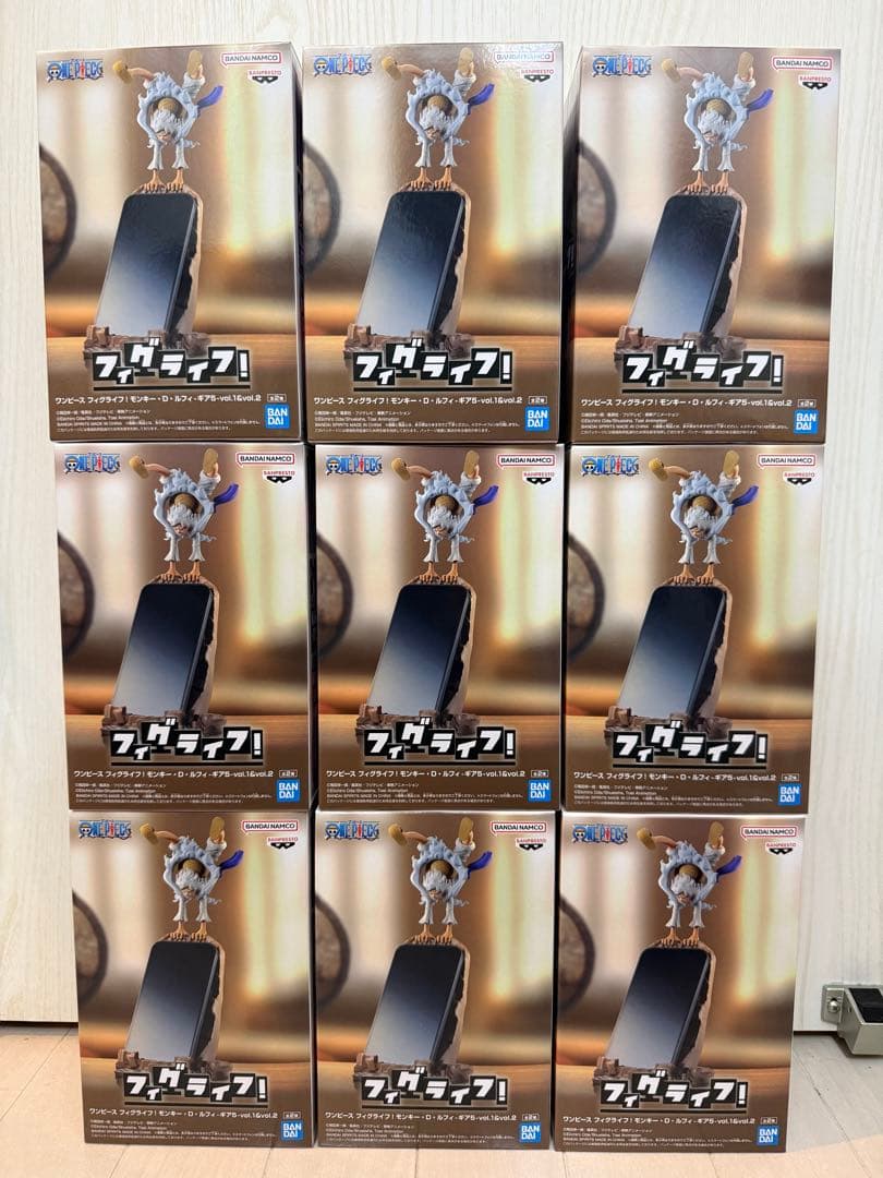 ワンピース フィグライフ！モンキー・D・ルフィー Vol.2 ９点セット