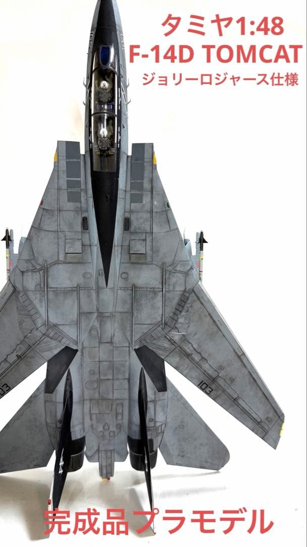 タミヤ1/48 F-14D TOMCAT ジョリーロジャース仕様VF-103