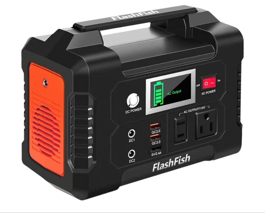 FlashFish ポータブル電源 大容量 発電機 40800mAh/151Wh