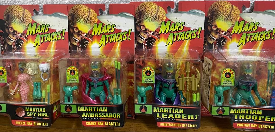 【未開封品】MARS ATTACKS! フィギュア4体セット