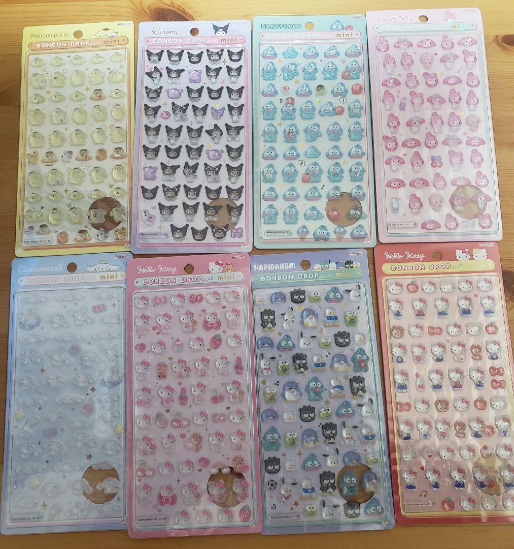正規品　サンリオ　ボンボンドロップシールミニまとめ