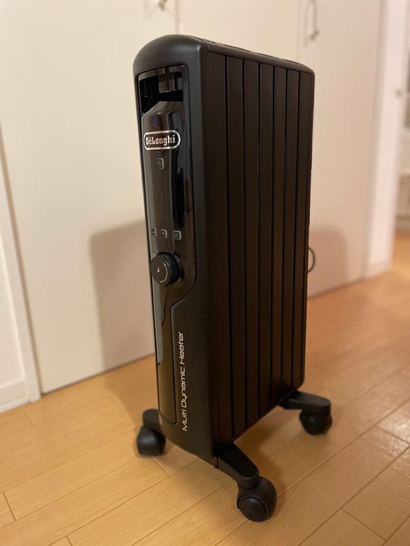 美品デロンギ 【ゼロ風暖房】マルチダイナミックヒーター 黒MDH09-PB