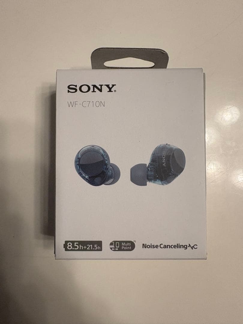 SONY ソニー WF-C710N グラスブルー ワイヤレスイヤホン 新品未使用