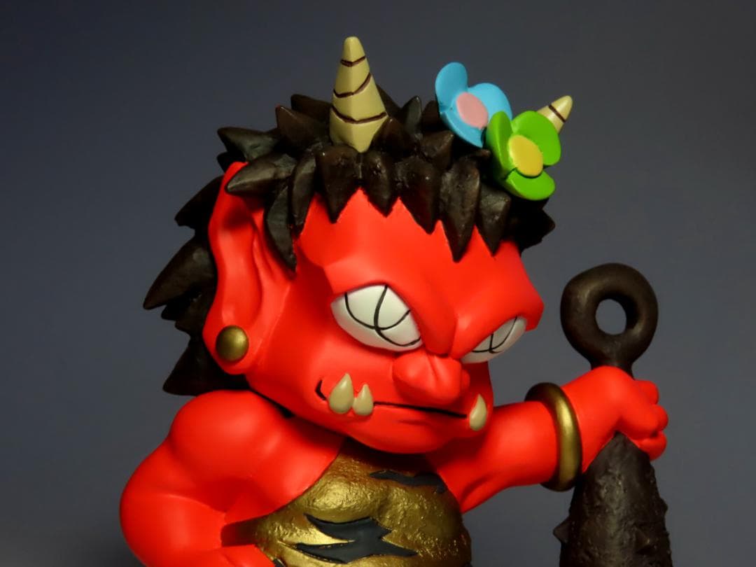 【瀧下和之】　　赤鬼　　桃太郎フィギュア