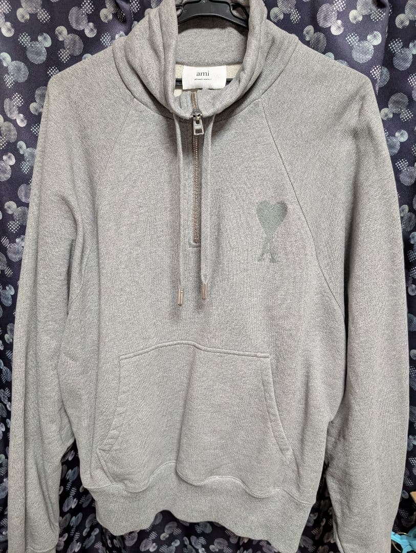 nachan アミパリス ハーフジップパーカー Lサイズ