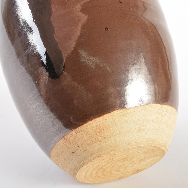 茶道具　玉領作　茶入　仕覆付　共箱　V　R6891