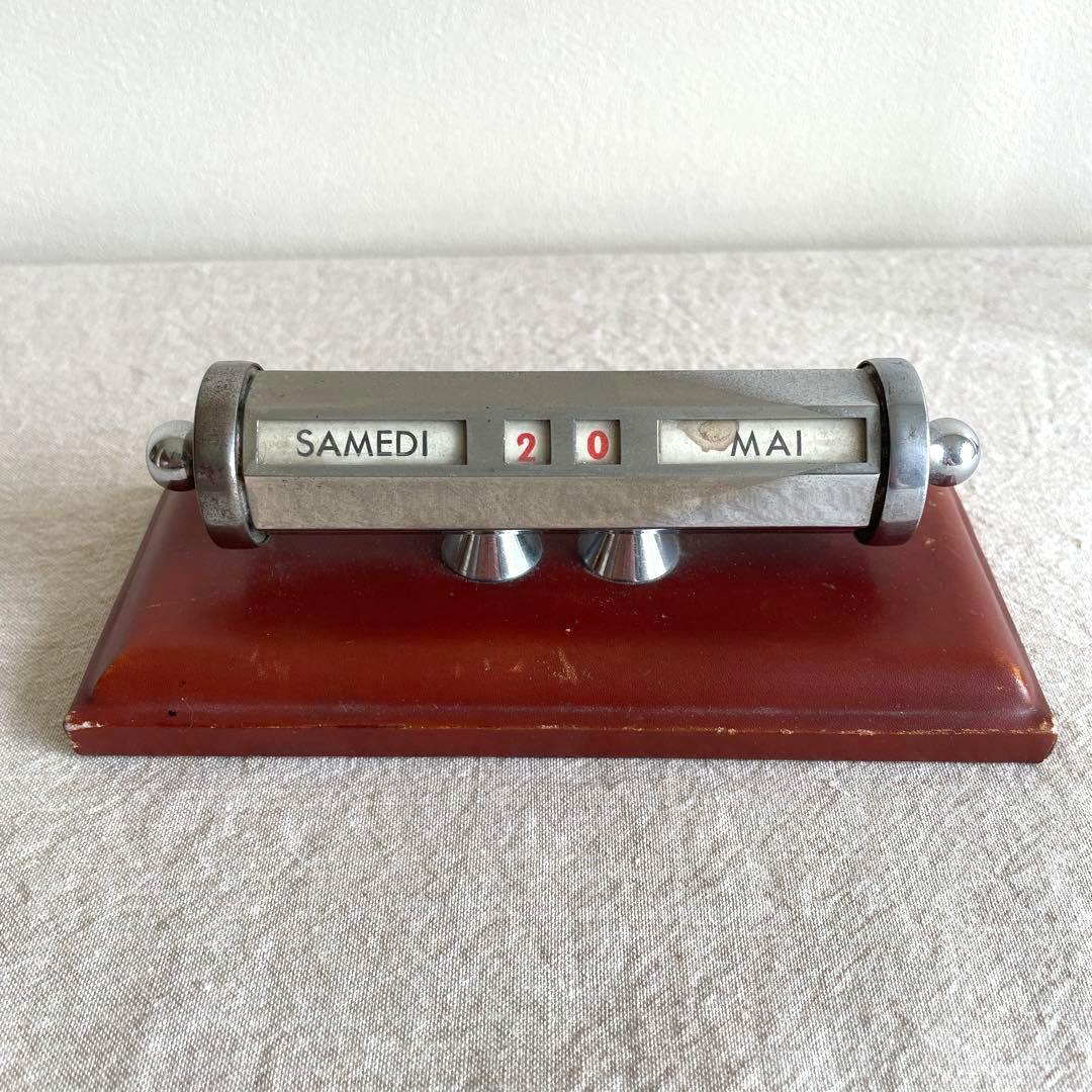 フランス　卓上カレンダー　アンティーク