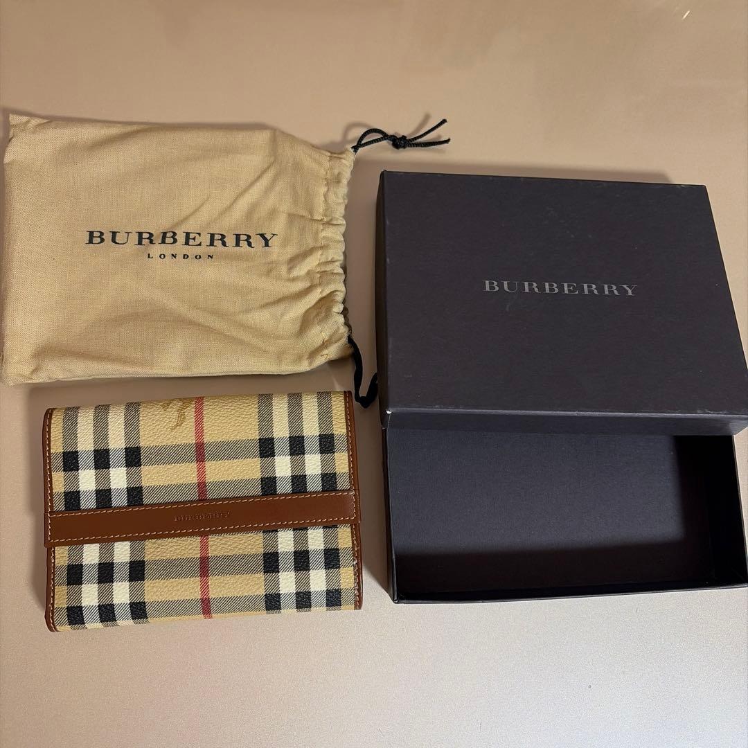 BURBERRY チェック柄 二つ折り財布