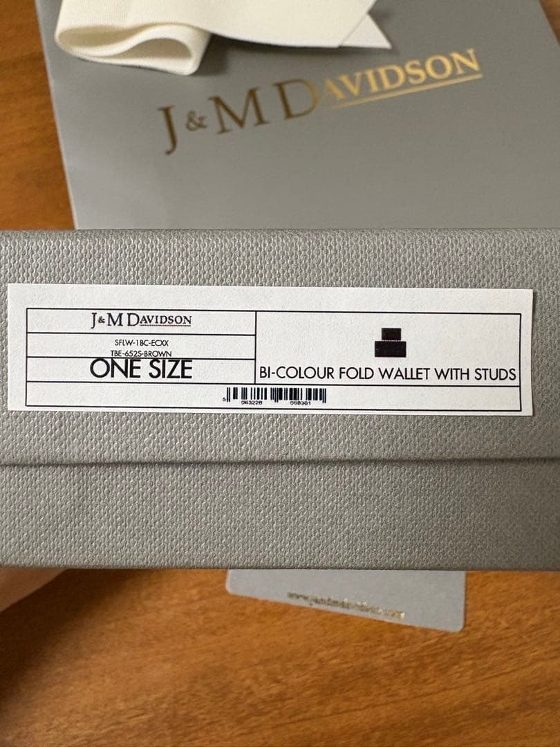 出品本日まで⭐️美品⭐️J&M DAVIDSON フォールドウォレット