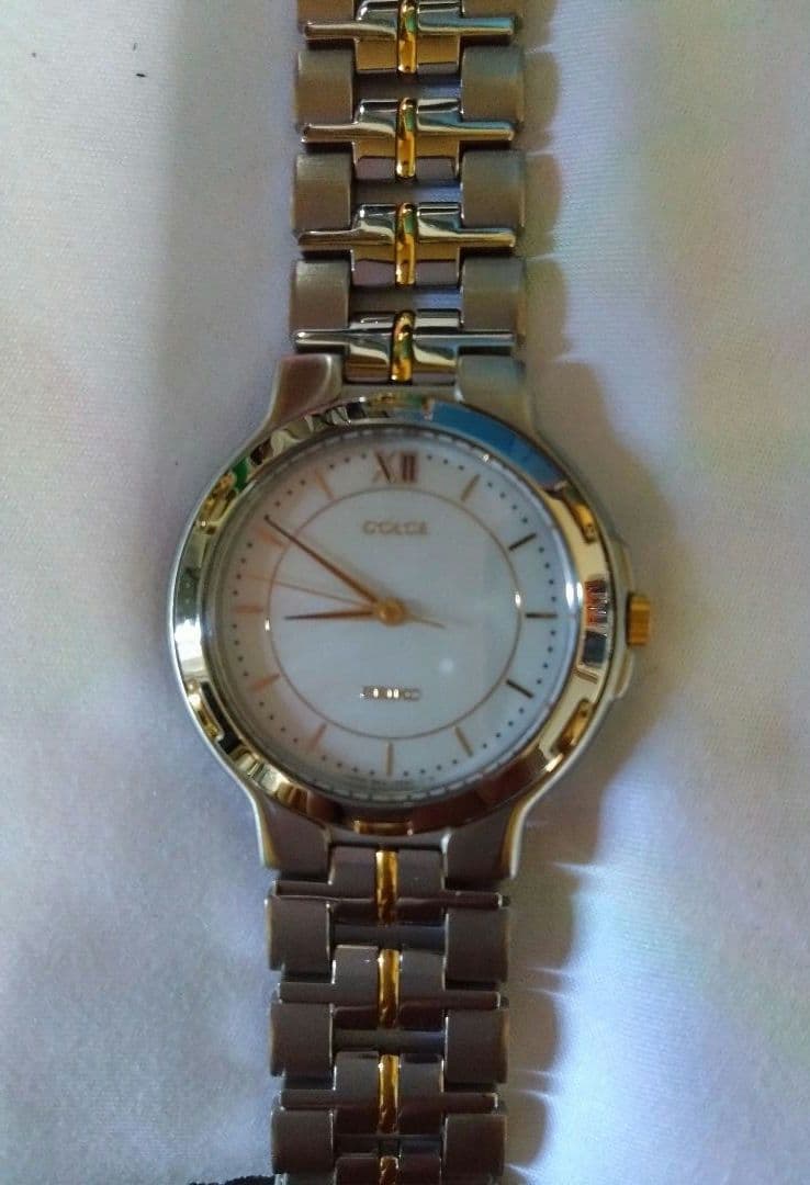 セイコー　ドルチェ　シェル文字盤　美品！①