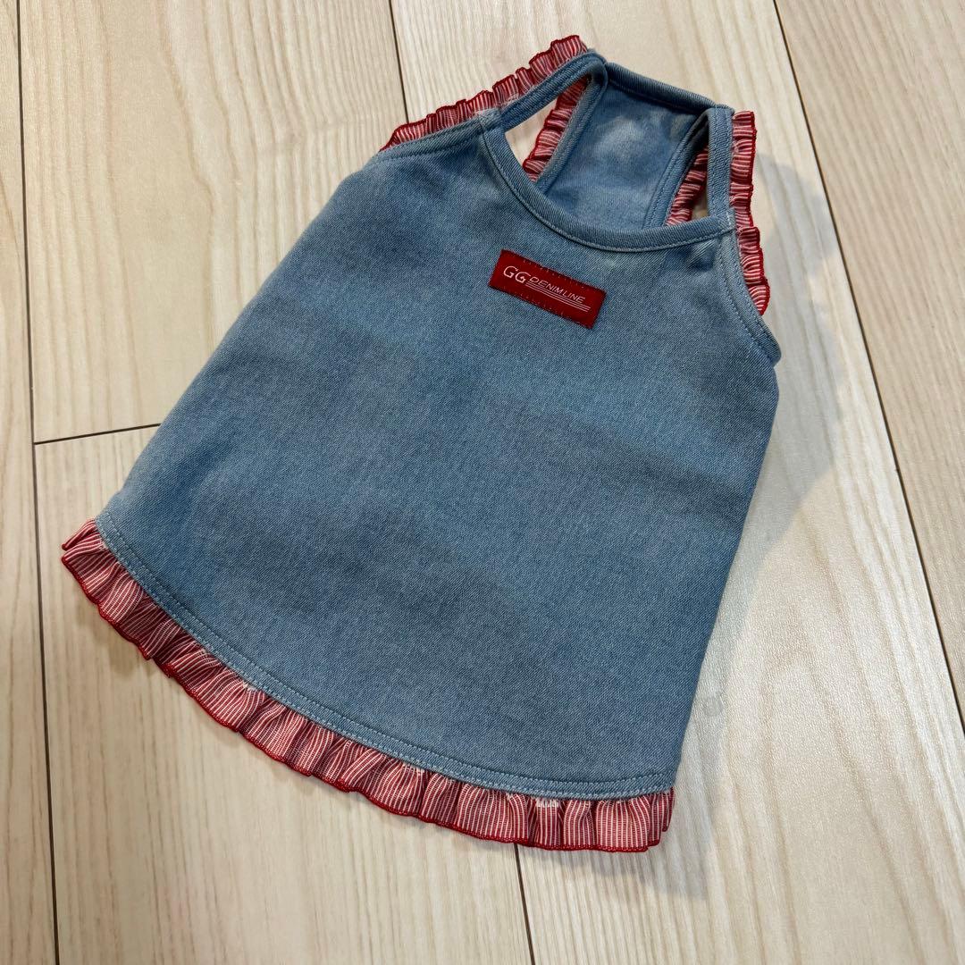 美品　アトリエgg デニムワンピース ローラ 19ハーフ