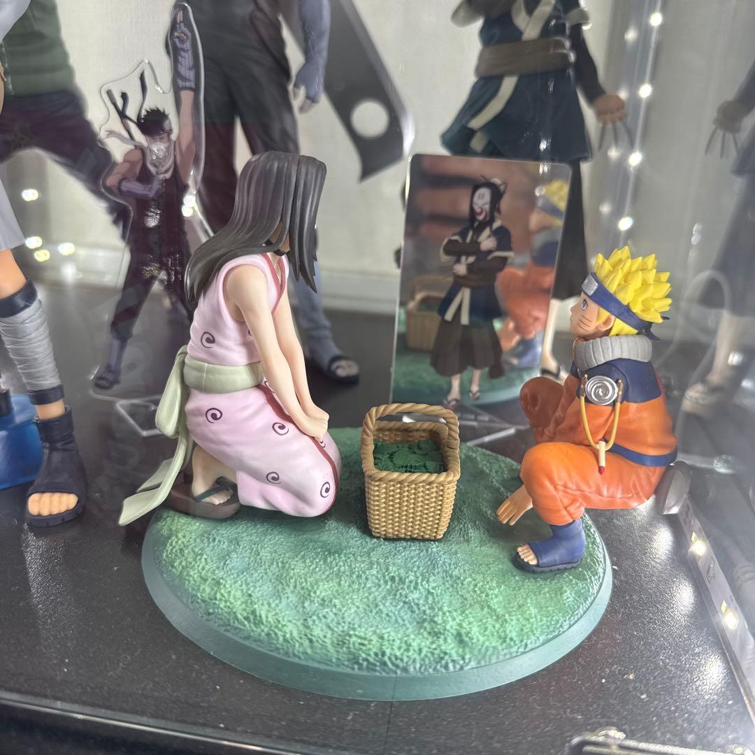 NARUTO 一番くじ　波の国　グランディスタ計6体セット+白お面、アクスタ付き