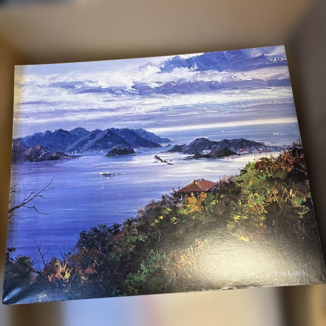 QW4686 M. Sawangによる油彩画　野母半島