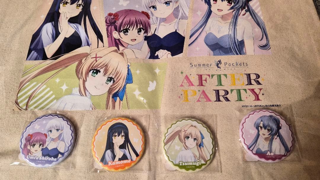 サマポケ　AFTER PARTY トート　缶バッジ 4個セット