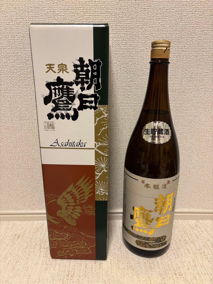 朝日鷹　日本酒 1800ml 化粧箱入り　2026年1月詰め