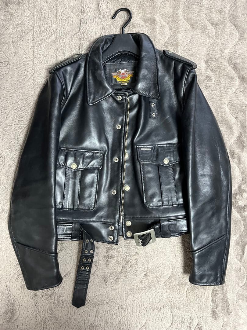 ハーレーダビッドソン ライダースジャケット レザージャケット サイズM