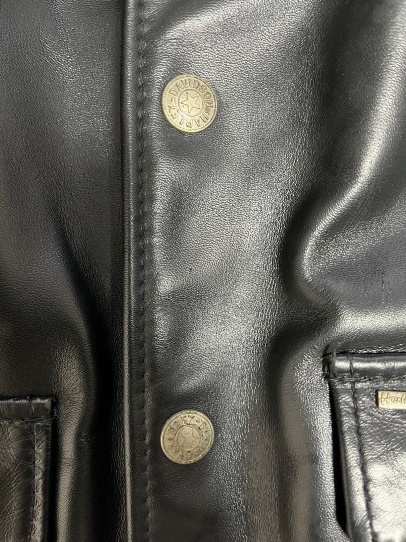 ハーレーダビッドソン ライダースジャケット レザージャケット サイズM