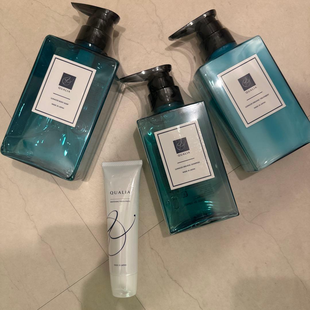 QUALIA シャンプー トリートメント ボディソープ トゥースジェル