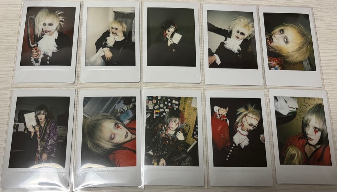 ⑨黒百合と影 烏名鳴 メメント・モリ 哀 チェキ 10枚セット