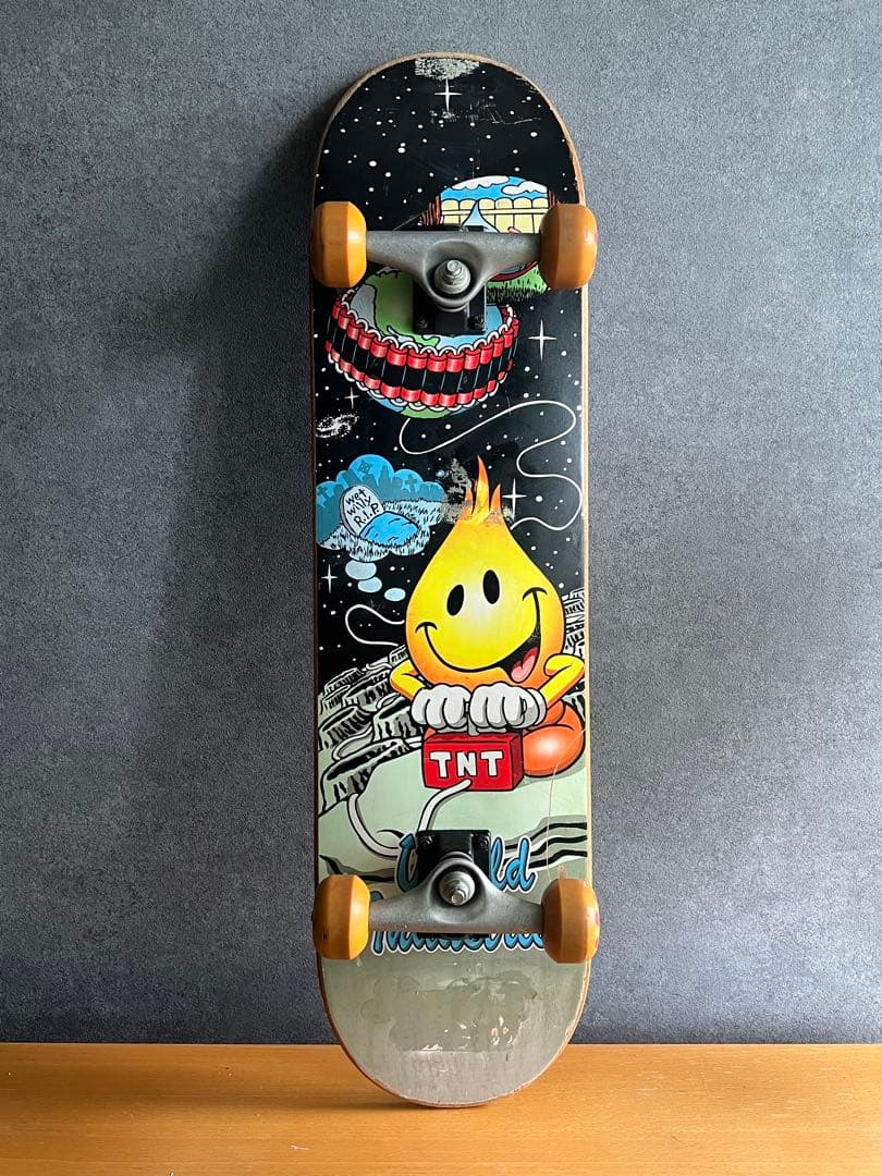 【希少美品】 スケートボードWorld Industries コンプリート　宇宙