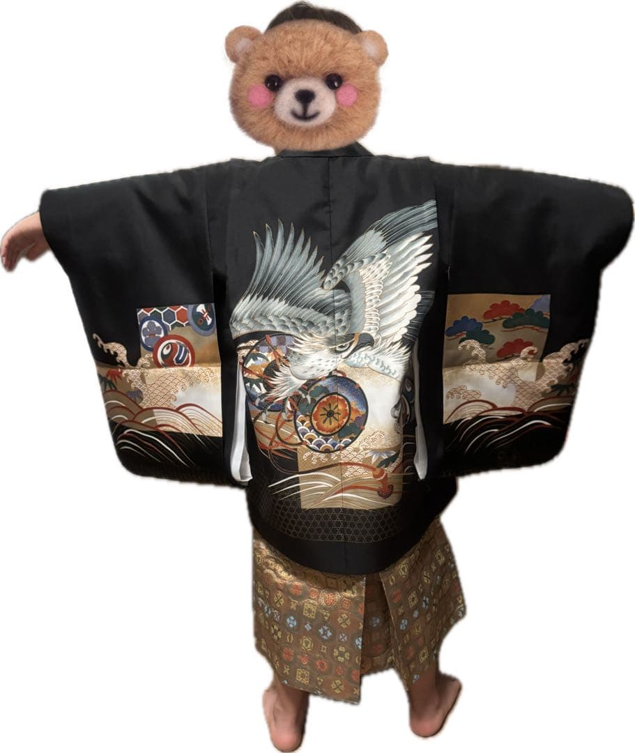 【翌日発送‼︎】七五三 5歳 絵羽織袴セット