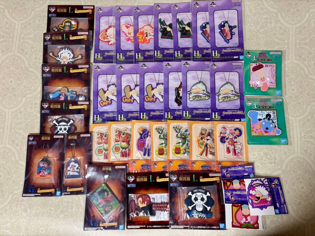 ワンピース　ラバーストラップ　シール　アクリルスタンド　まとめ売り　一番くじ