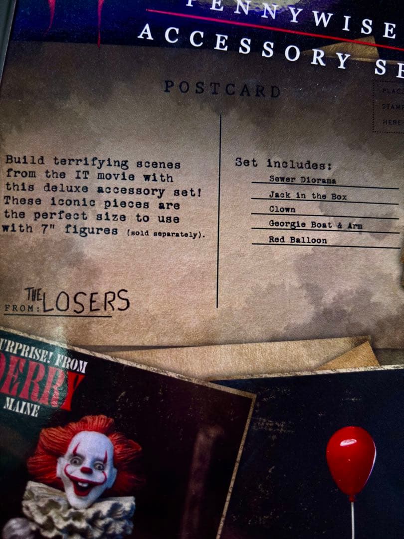 イットそれが見えたら、終わり。7インチ アクションフィギュア アクセサリーパック