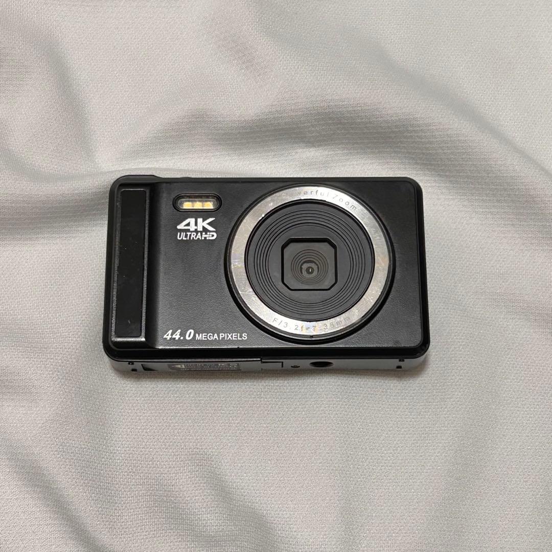 【スマホ転送OK】4Kカメラ コンパクトデジタルカメラ SDカード付