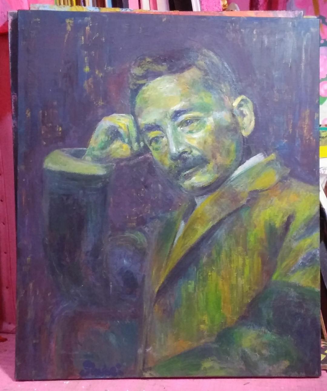 あさくら画廊のグリーン漱石☆