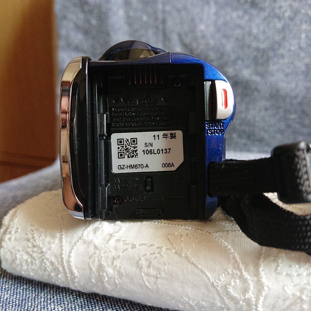 JVCビクター エブリオHD ビデオカメラ美品大容量バッテリー