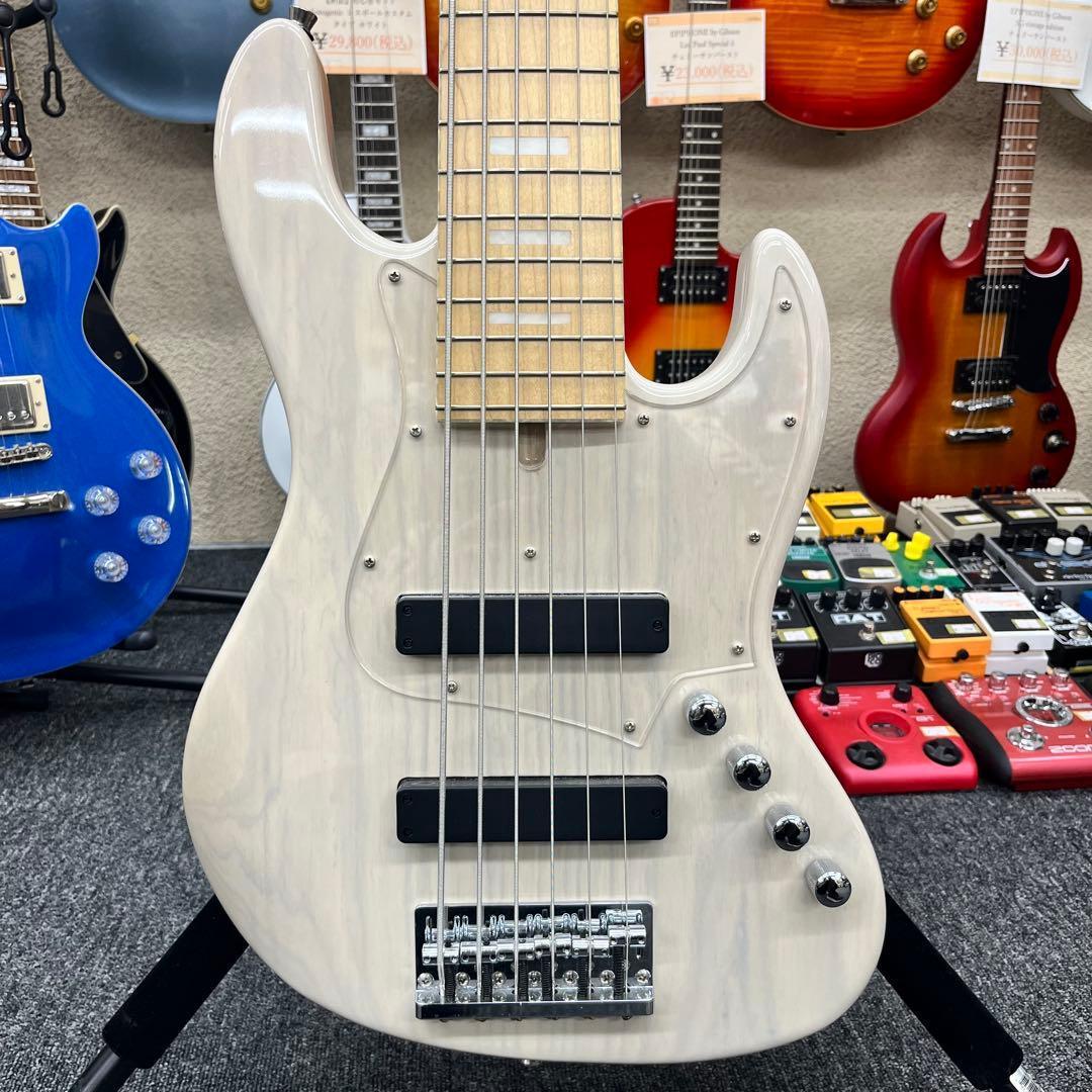 【11285】Bacchus 6弦ベース HJB6-STANDARD/ASH