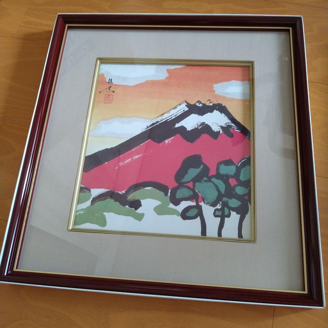 色紙額　色紙額縁　色紙フレーム　写真フレーム　写真額　木製　ガラス入り　5枚