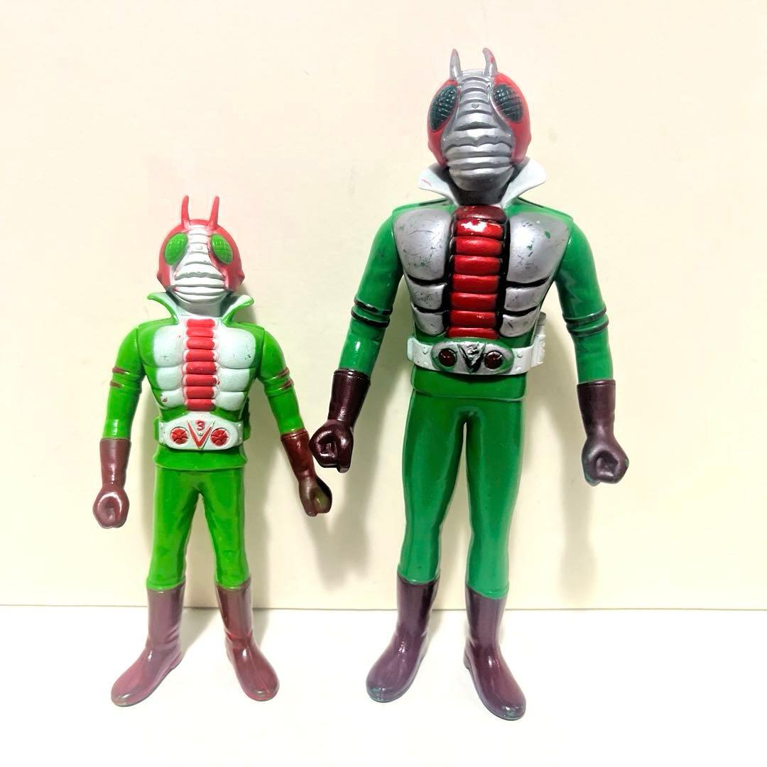 ポピー製 仮面ライダーV3 ミドルサイズ ソフビ フィギュア