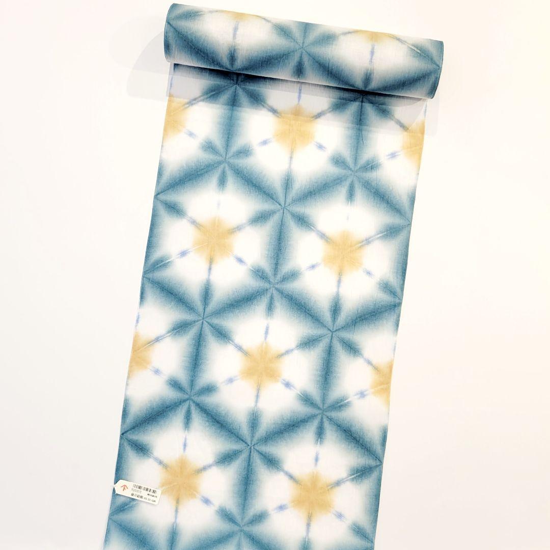 浴衣反物 藤井絞 雪花絞り