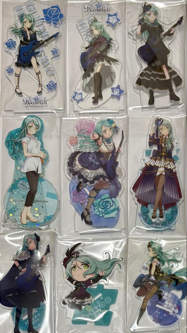 Roselia 氷川紗夜 アクスタ セット バンドリ ロゼリア EoR